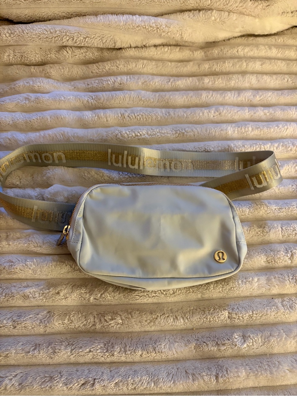 Lululemon Belt Bag with Gold Accents